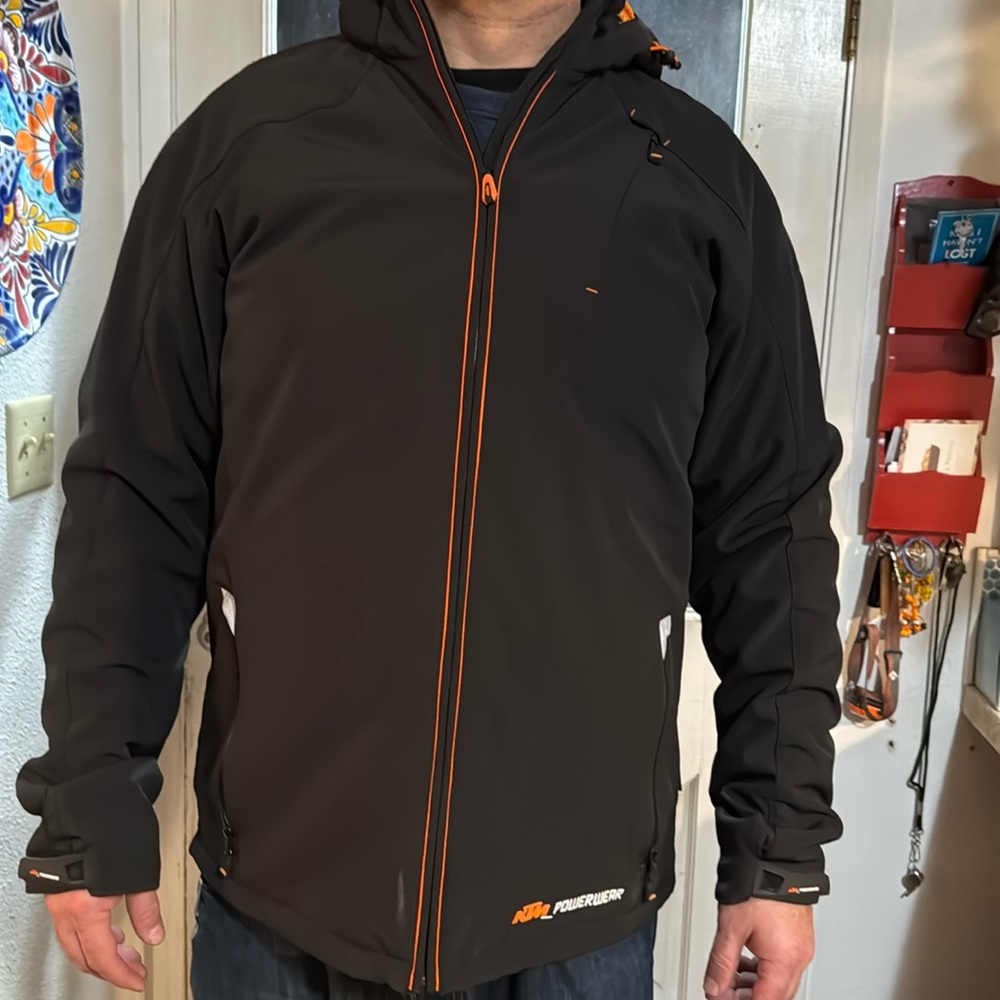 KTM insulated jacket. Water resistant.